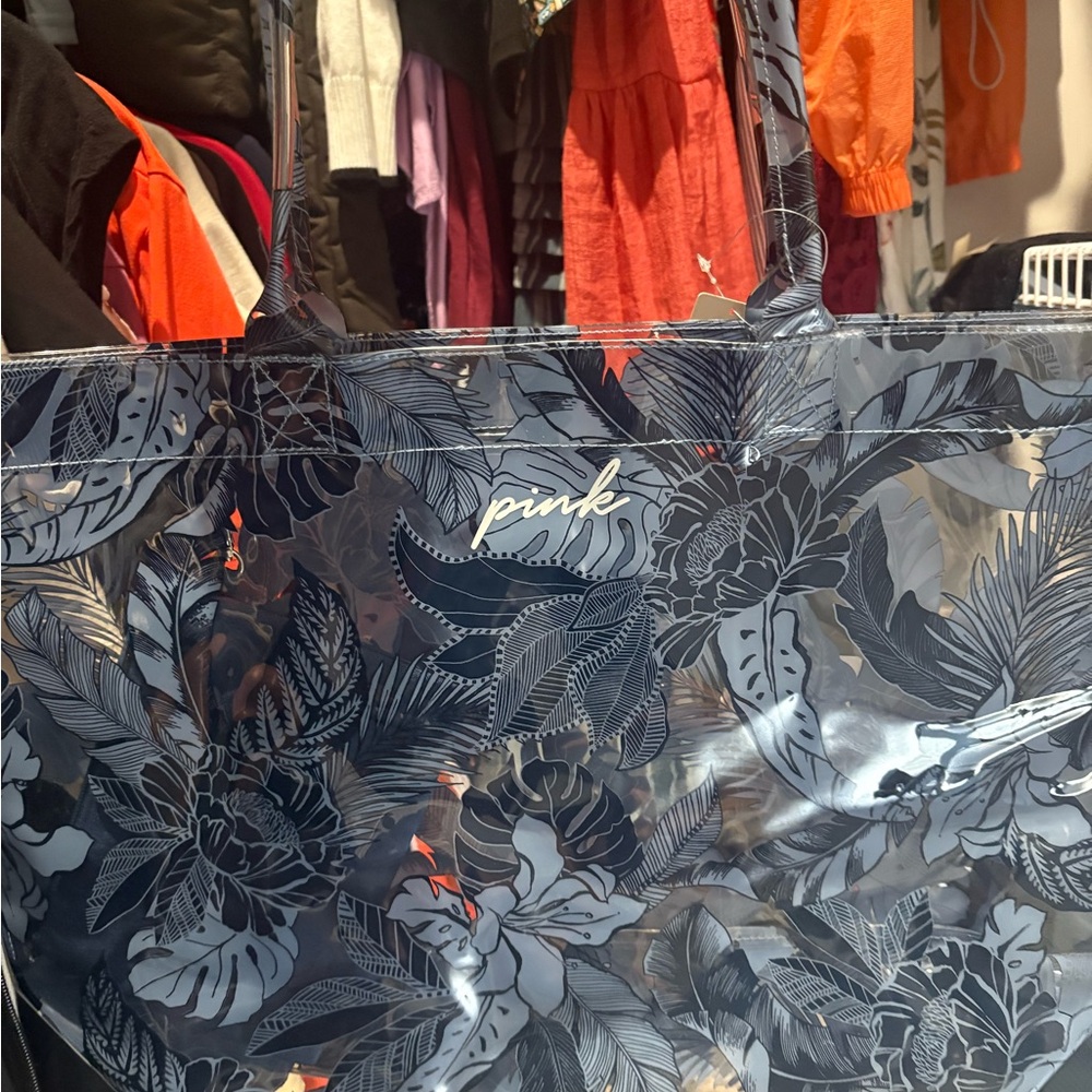NWT - Victoria’s Secret PINK Indigo Summer Tote - Picture 3 of 5